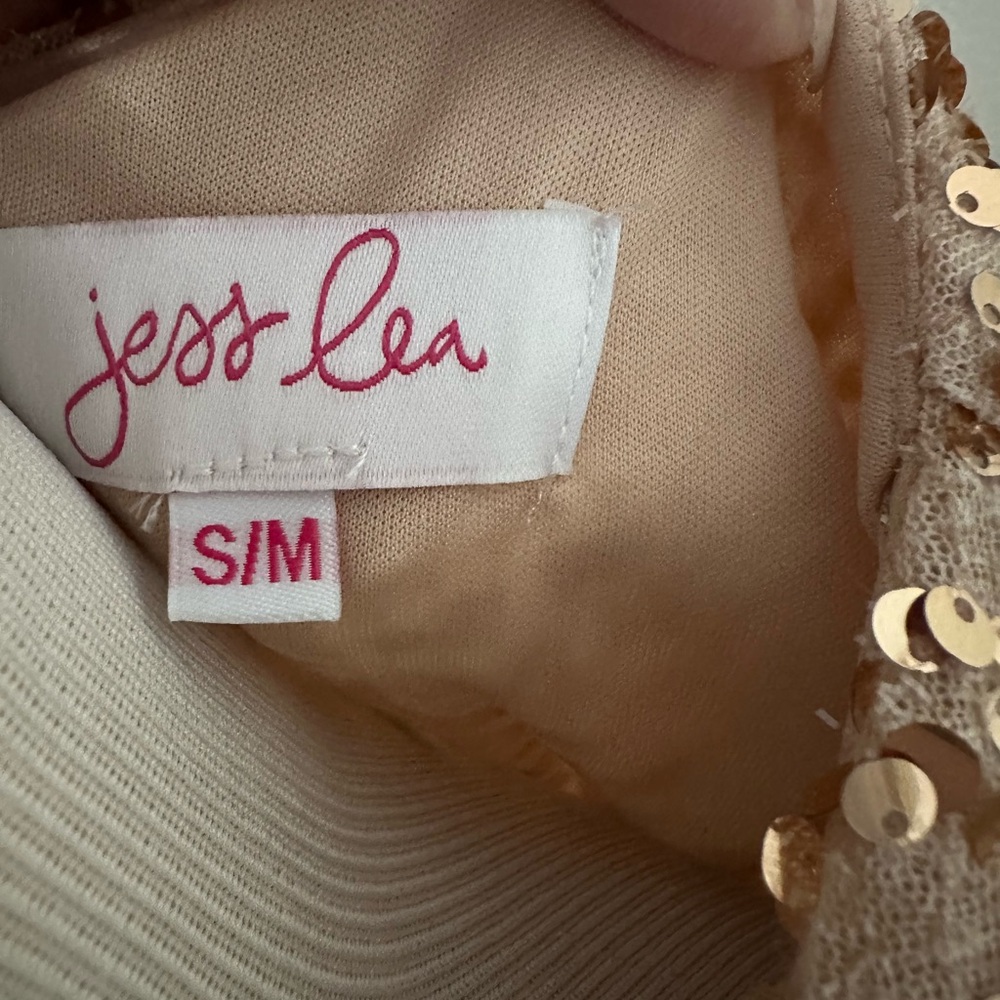 Jess Lea All Ritz Sequin Kimono in Rose Gold - Picture 4 of 4